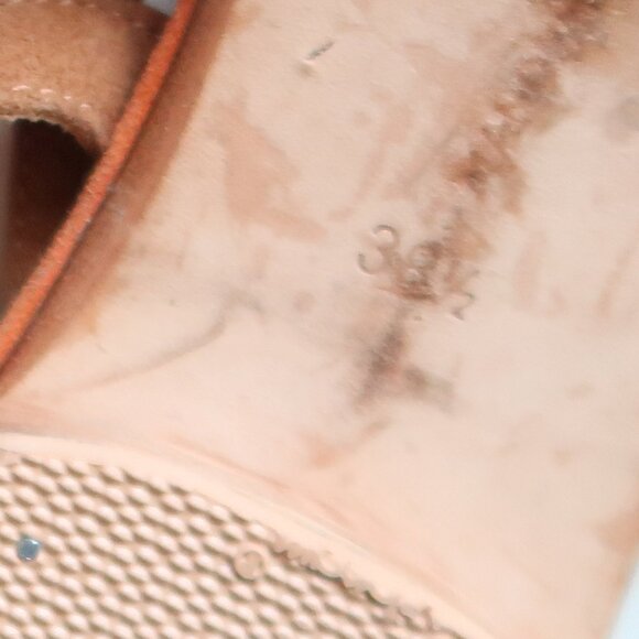 Manolo Blahnik Tan Suede Leather Thong Sandals Luxury Summer Flats Flip Flops 8 - Picture 8 of 16